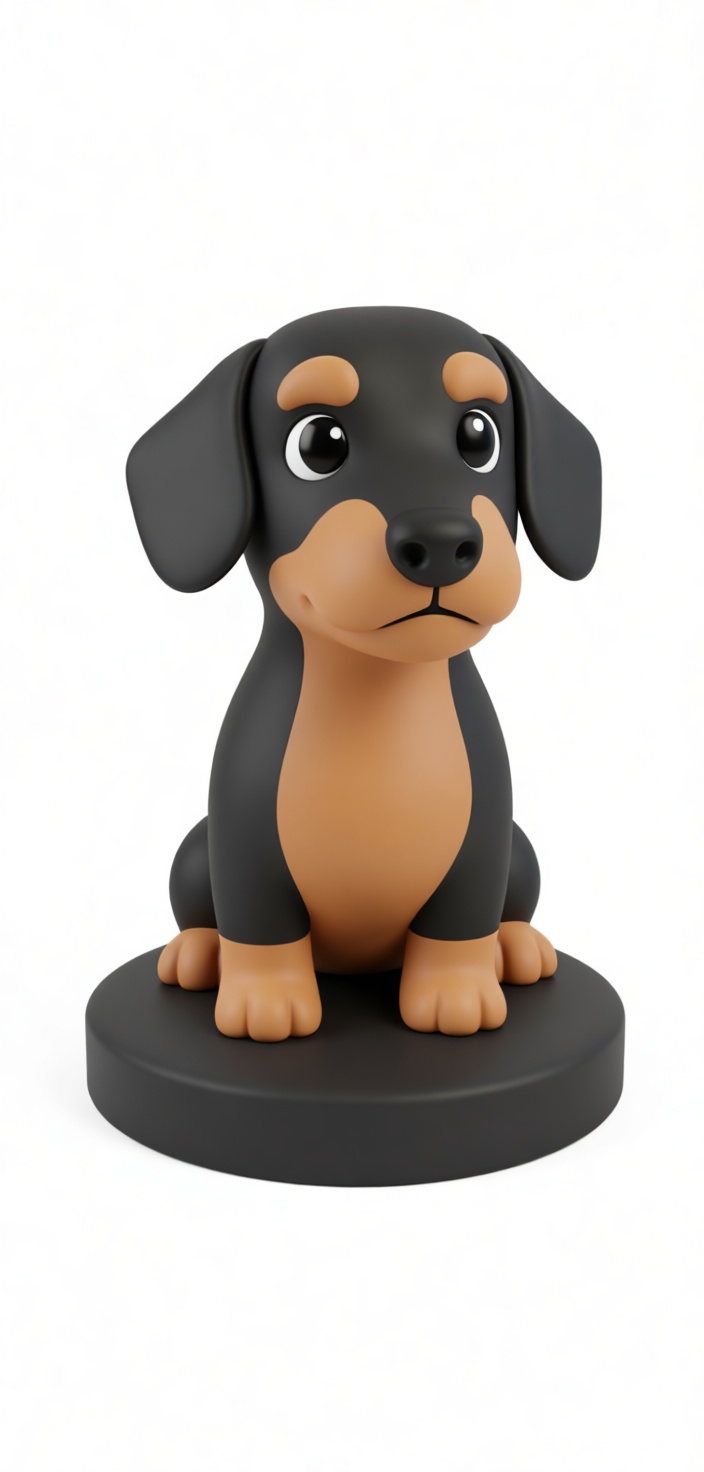Dachshund Dog Figurine free 3D printable STL