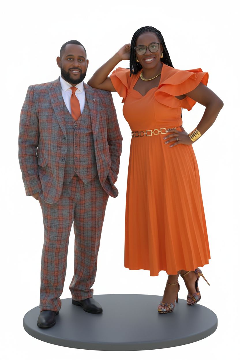 Stylish Couple Pose free 3D printable STL