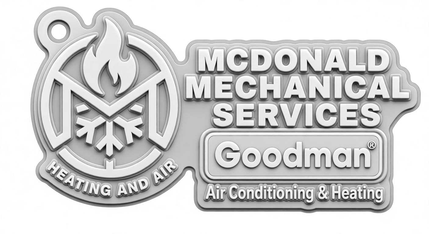 Goodman HVAC Logo Keychain free 3D printable STL
