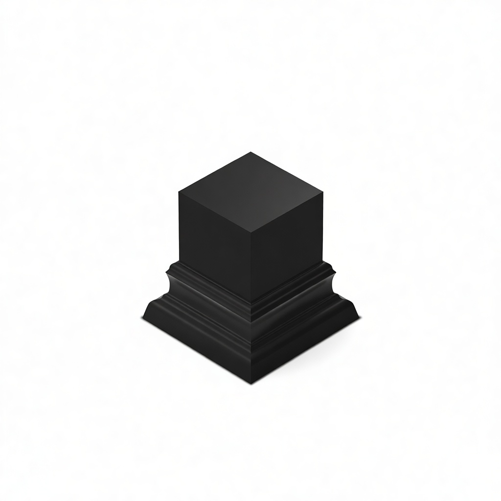 Square Pedestal Base free 3D printable STL