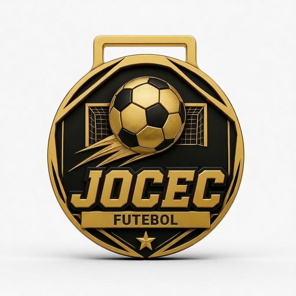 Jocec Futebol Medal free 3D printable STL