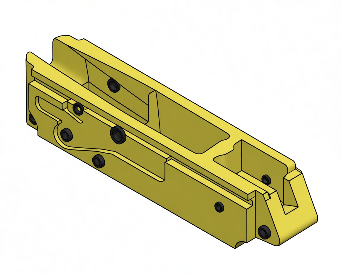 M1 Garand Receiver Model free 3D printable STL