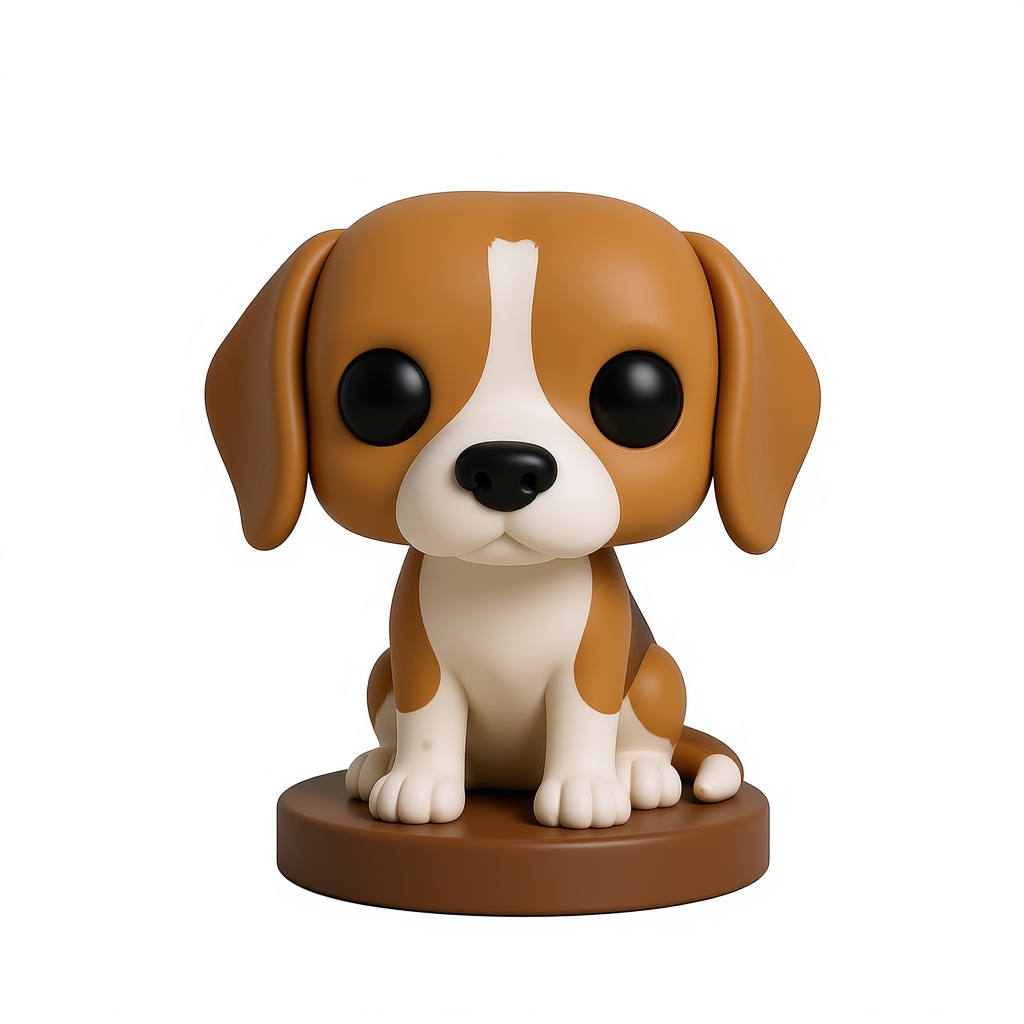 Beagle Dog Figurine free 3D printable STL