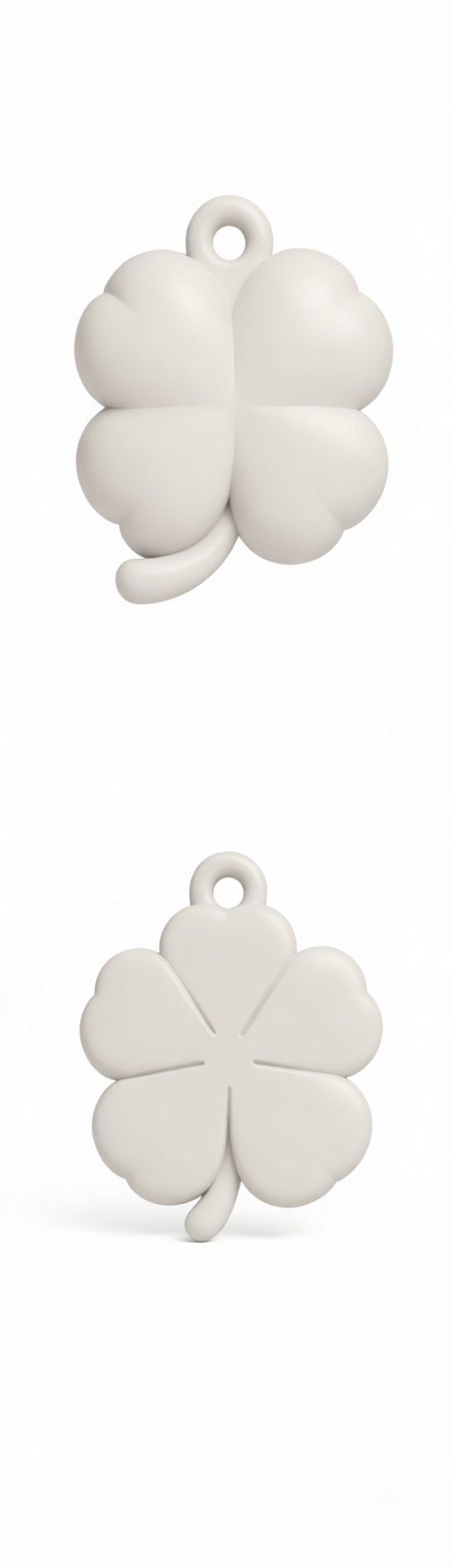 Four-Leaf Clover Pendant free 3D printable STL