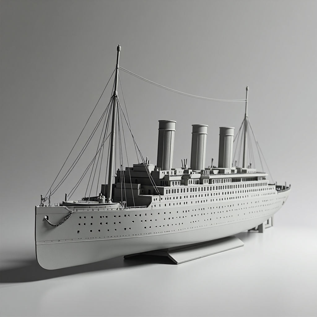 RMS Titanic Model free 3D printable STL