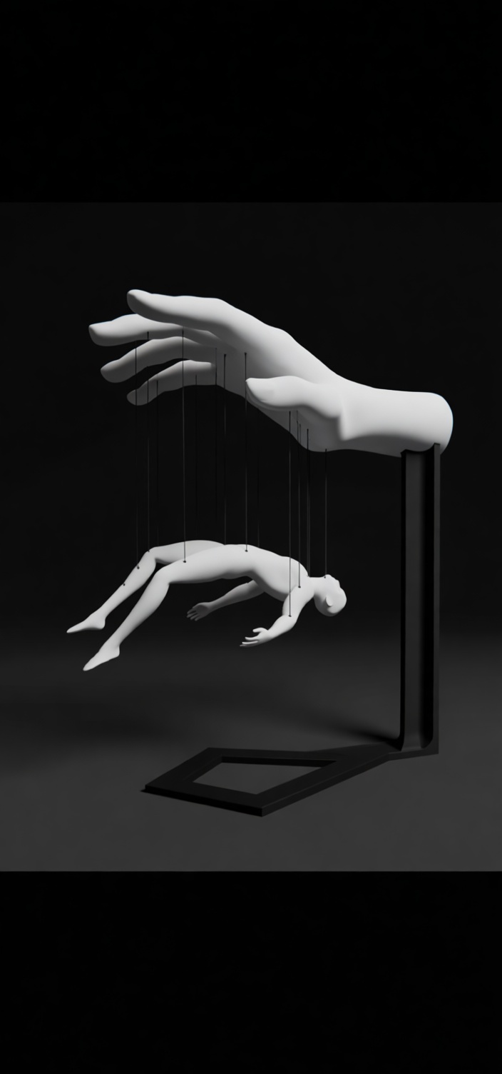 Marionette Hand Sculpture free 3D printable STL