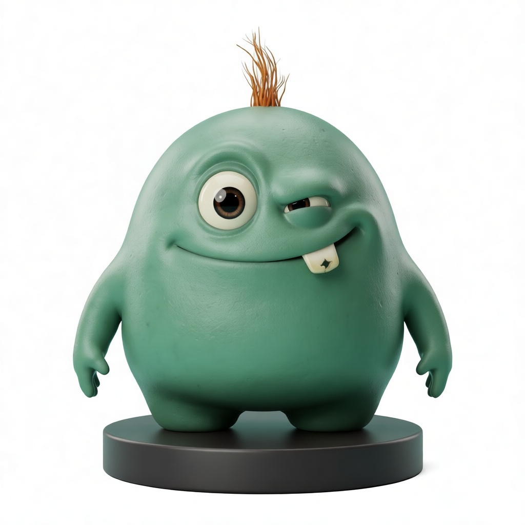 Cute Monster Figurine free 3D printable STL