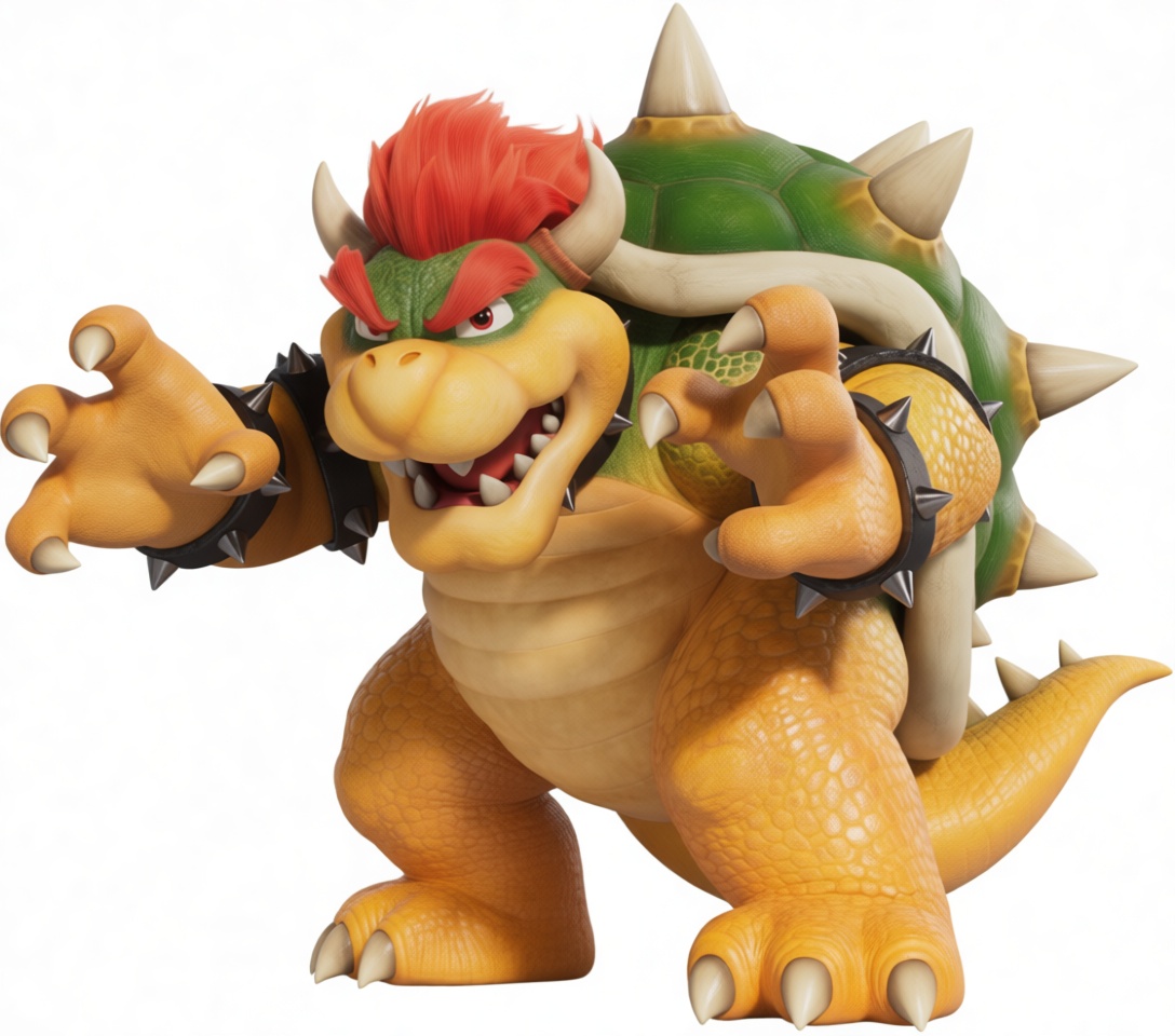 Bowser 3D Model free 3D printable STL