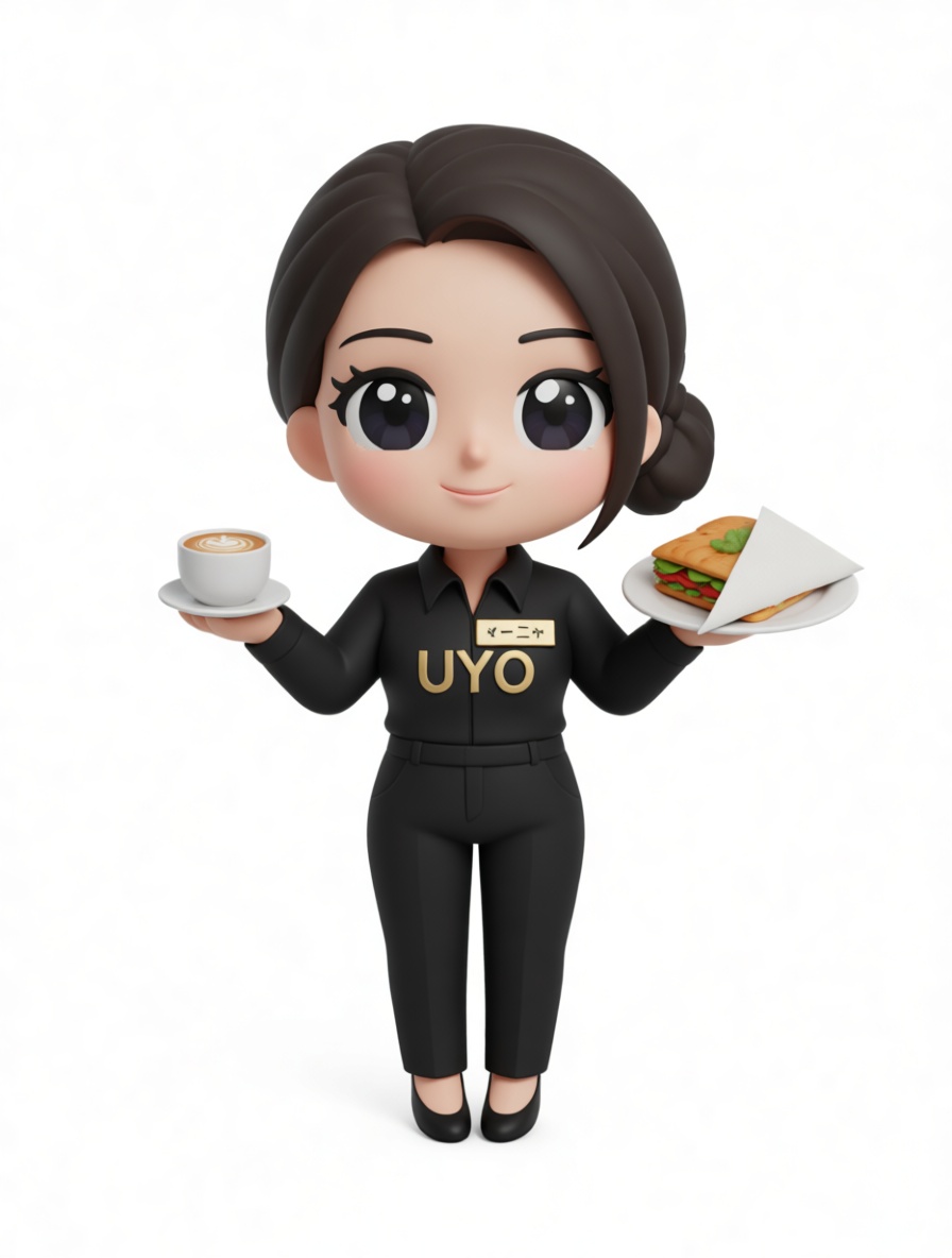 Cafe Waitress Figurine free 3D printable STL