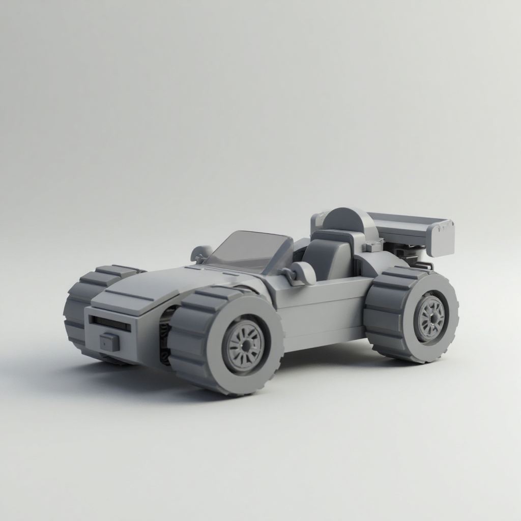 Lego RC Car Model free 3D printable STL