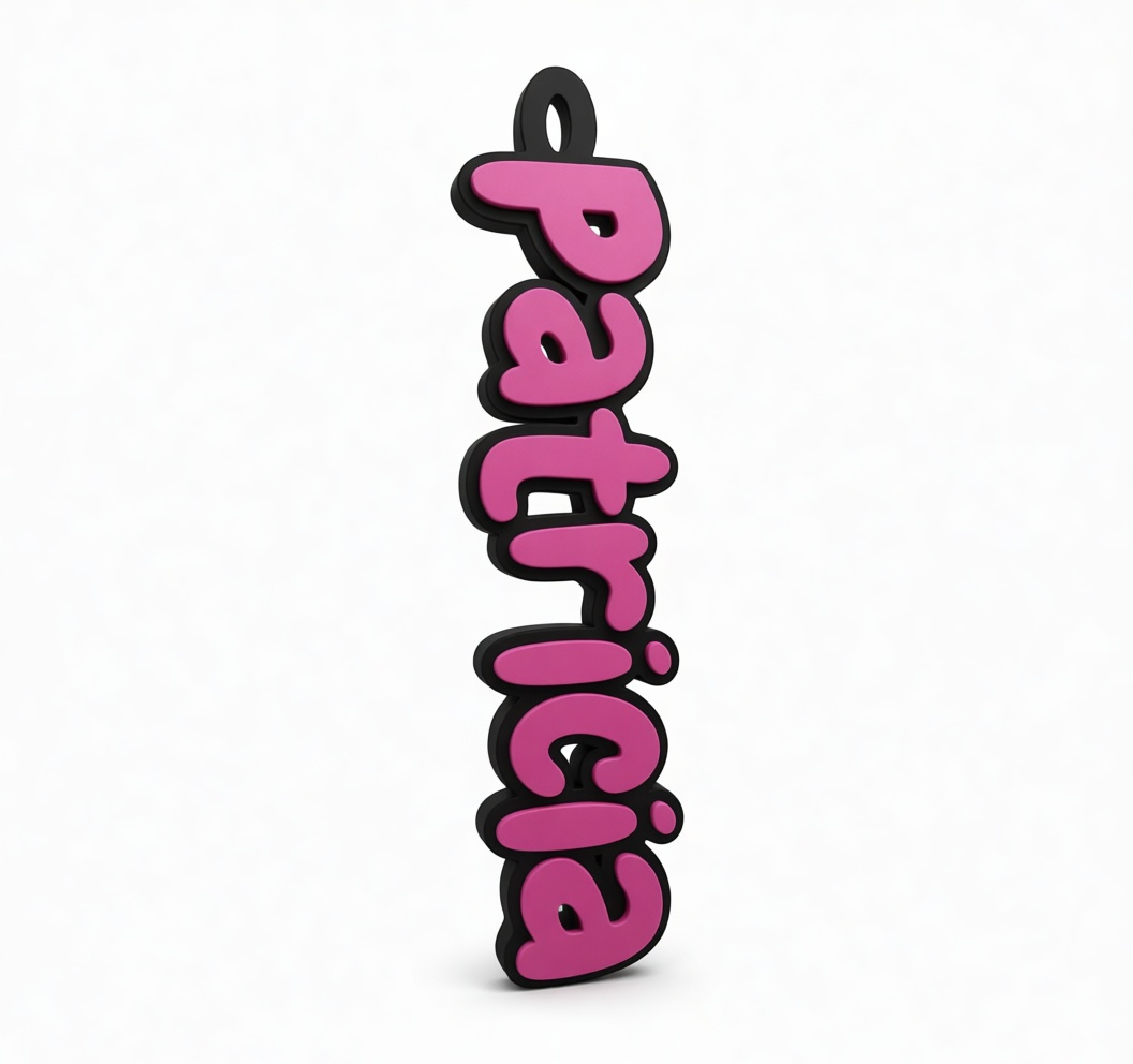 Patricia Name Keychain free 3D printable STL