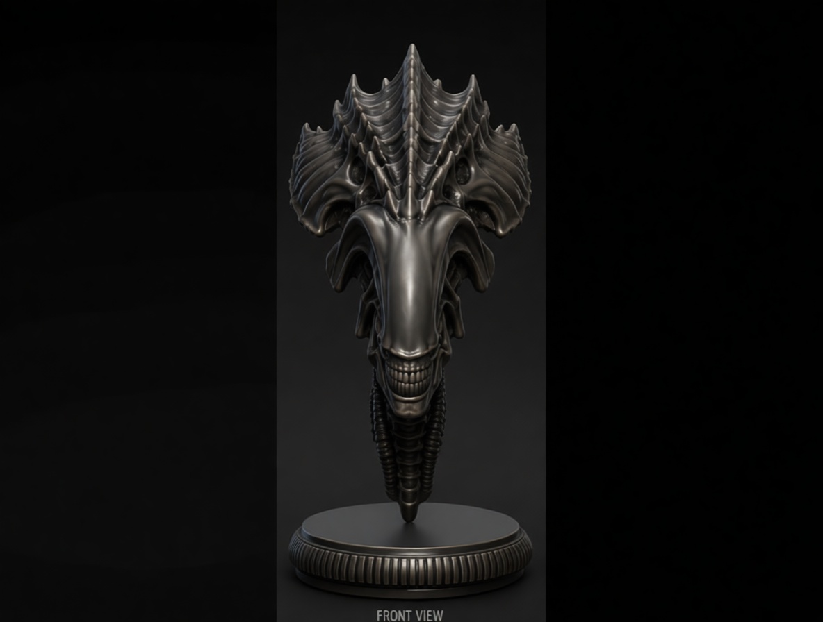 Xenomorph Alien Bust - Free 3D Printable STL File