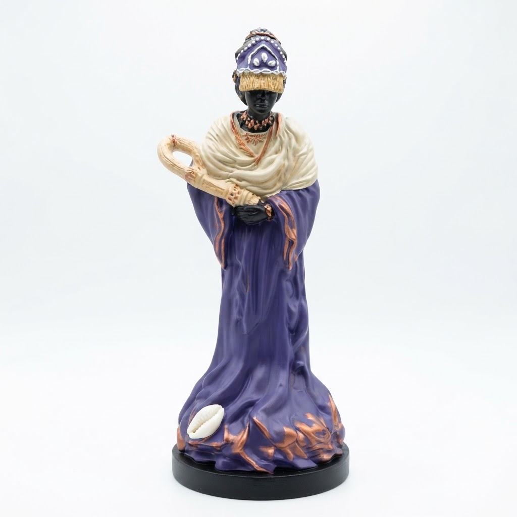 Yoruba Queen Figurine free 3D printable STL
