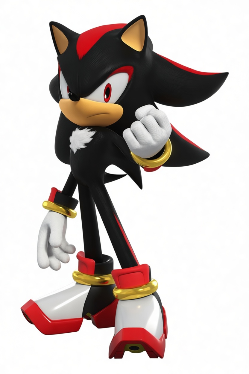 Shadow the Hedgehog Figurine free 3D printable STL