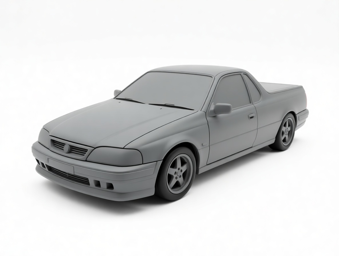 Ford Falcon Ute Model free 3D printable STL