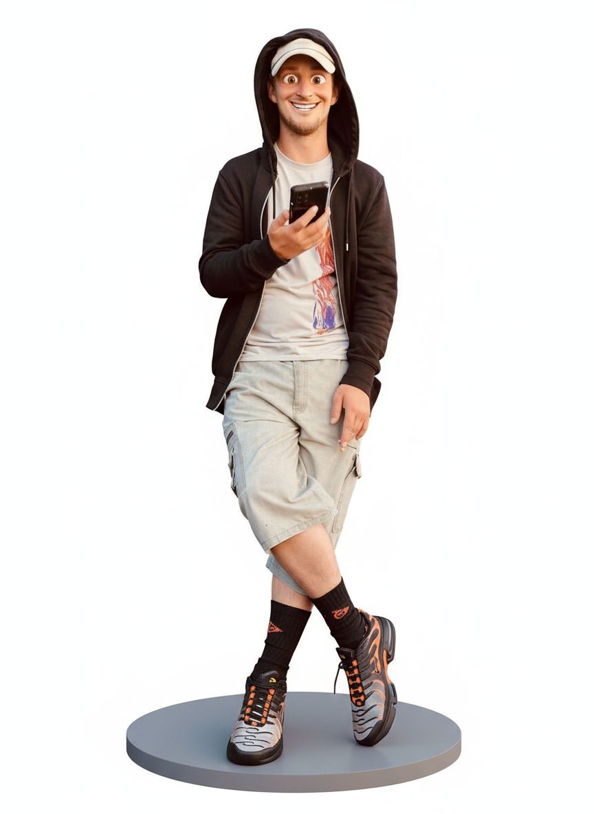 Cool Urban Character free 3D printable STL