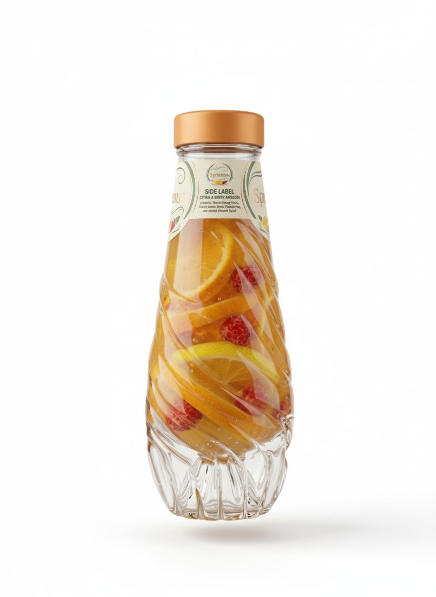 Fruit Infused Bottle free 3D printable STL