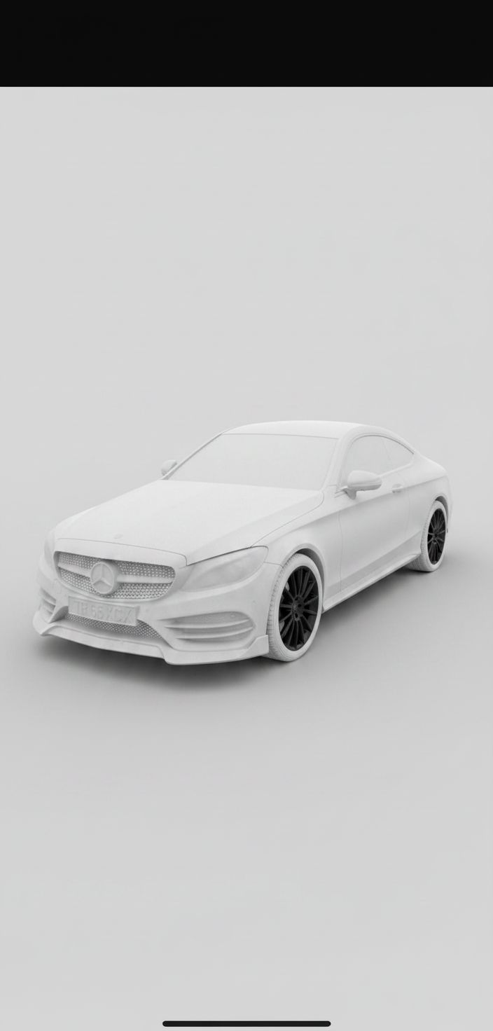 Mercedes Benz C-Class Model free 3D printable STL