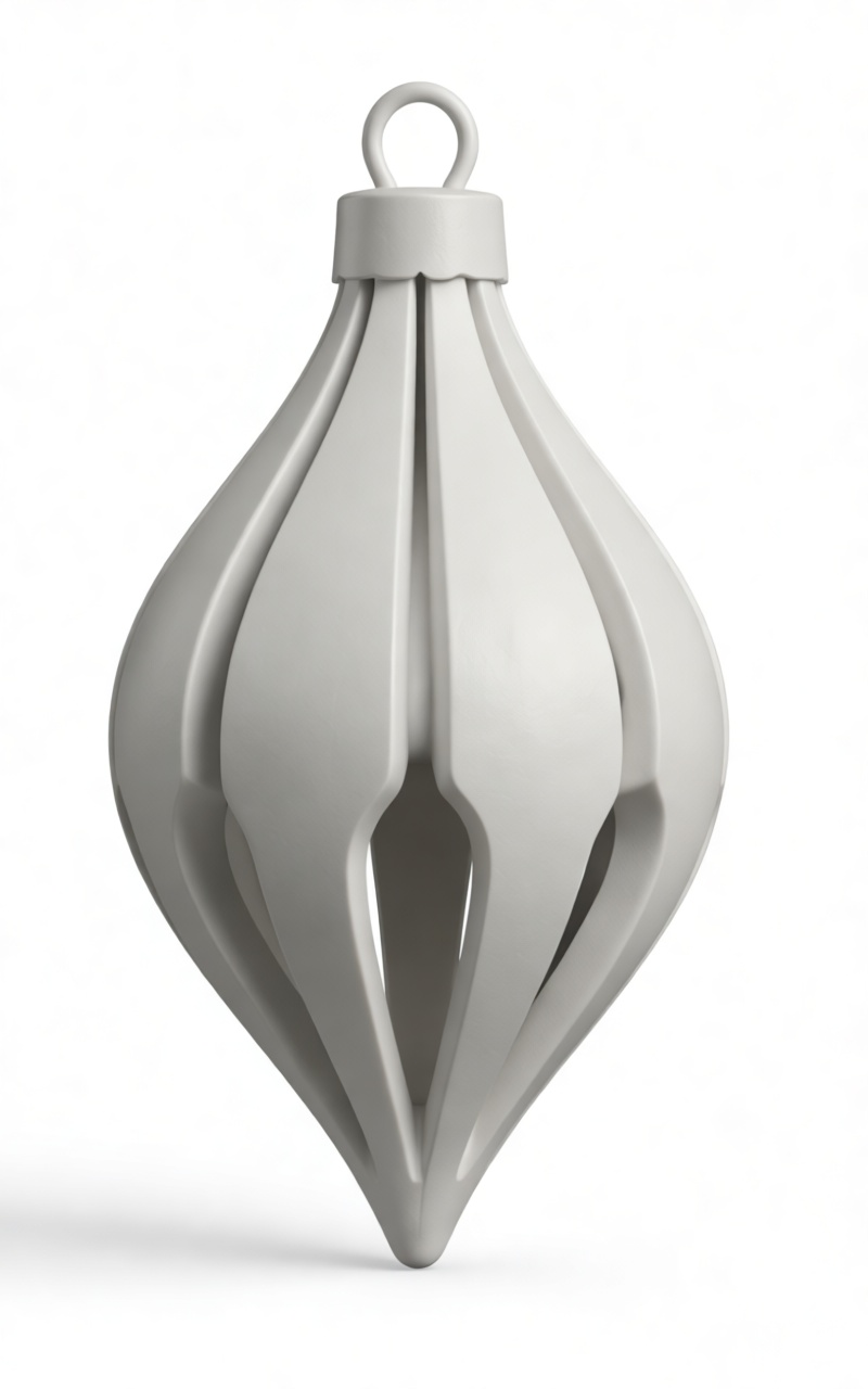 Vintage Christmas Ornament free 3D printable STL