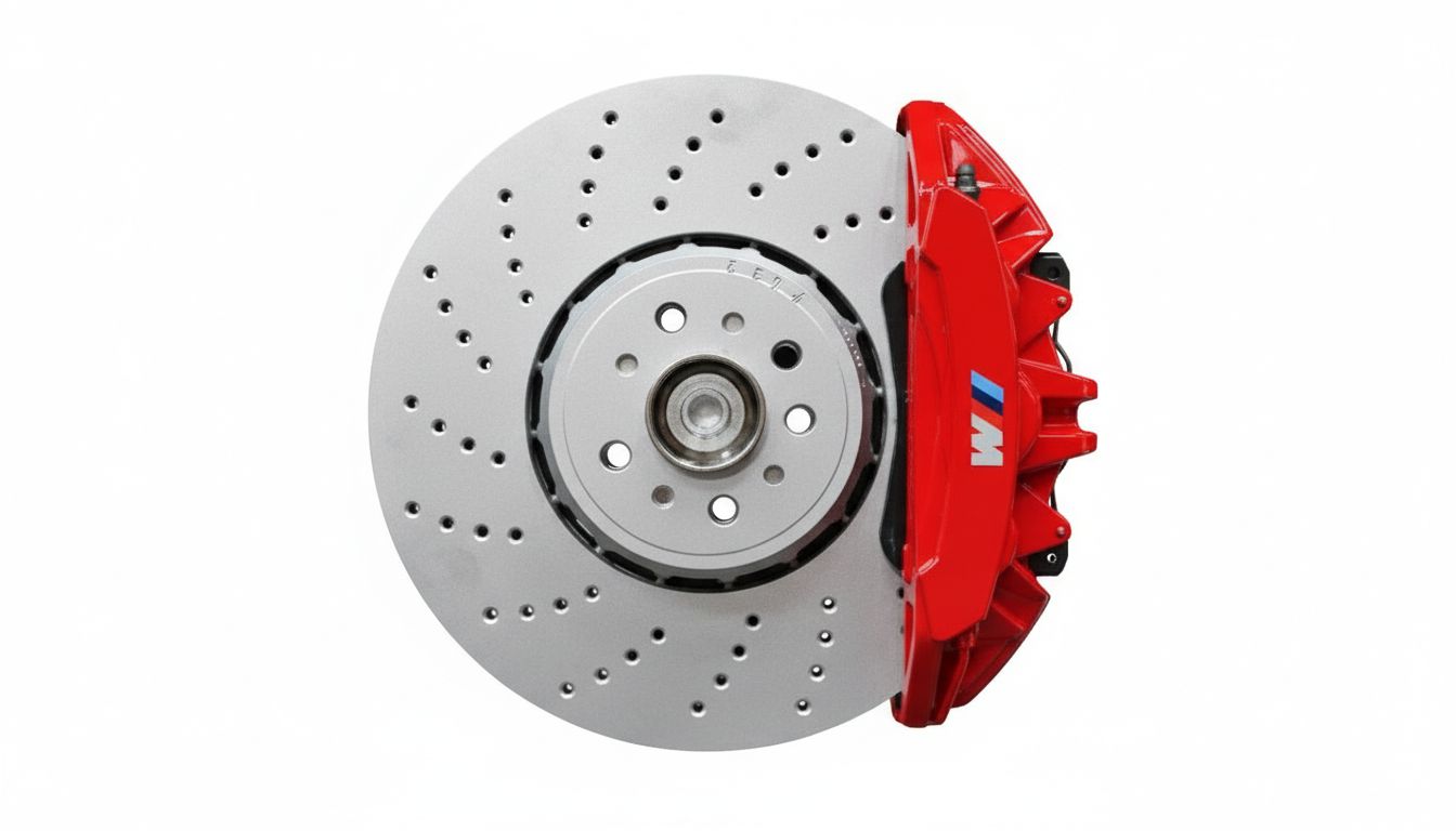 BMW M Brake Caliper Model free 3D printable STL