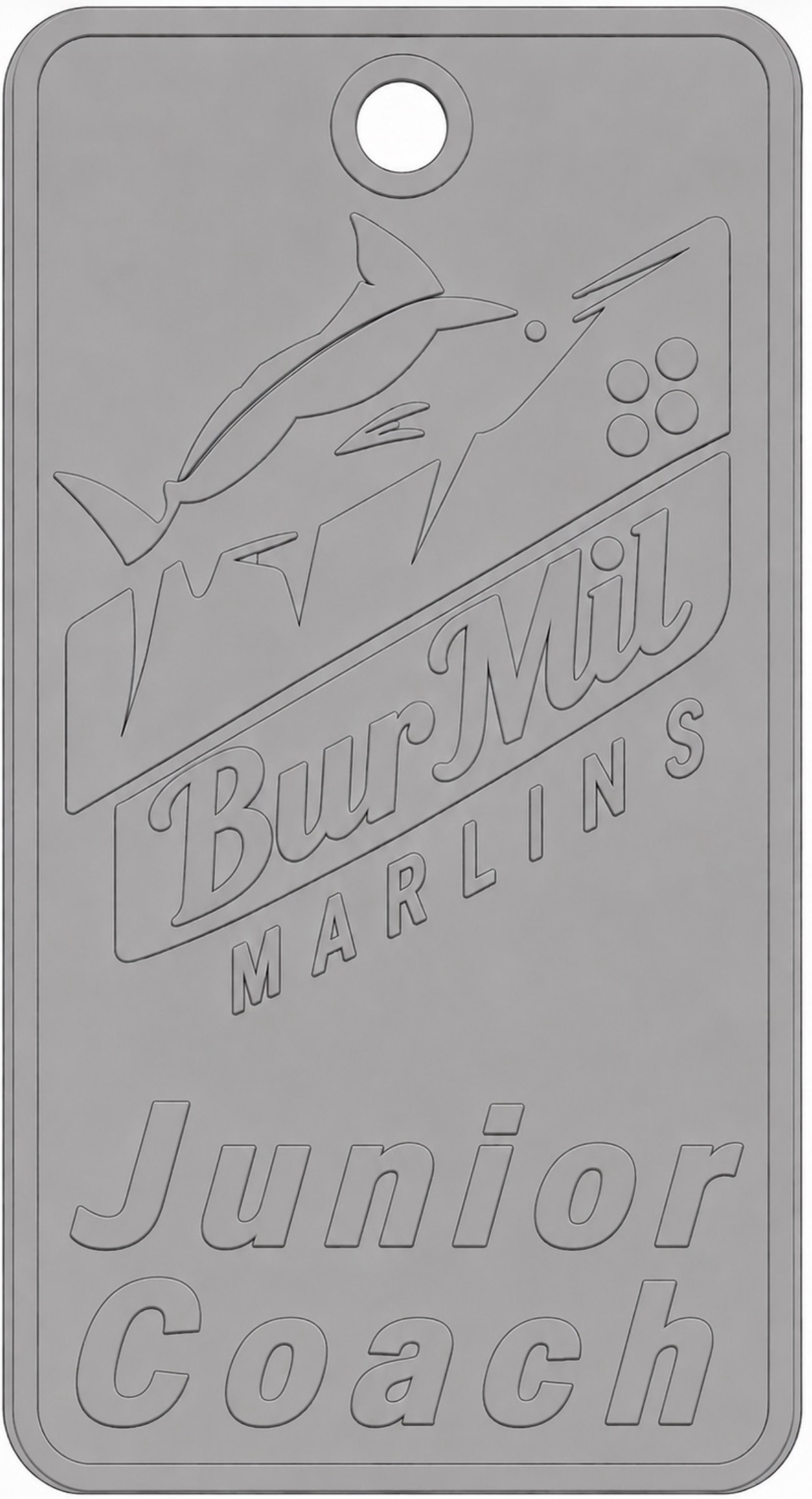 BurrMil Marlins Keychain free 3D printable STL