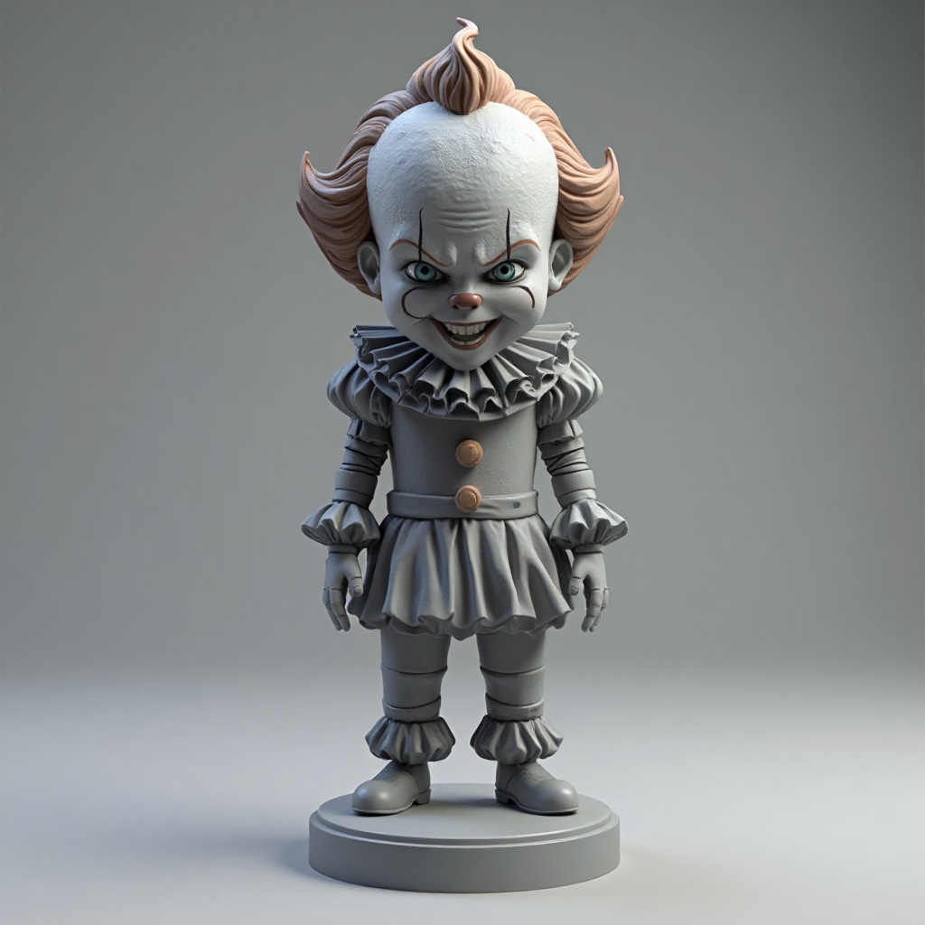 Crazy Pennywise Bust free 3D printable STL