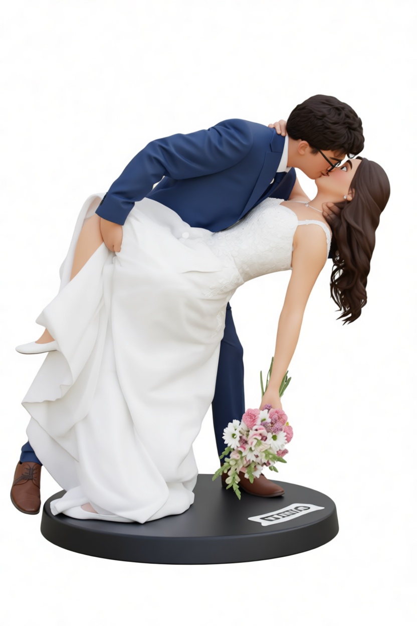 Wedding Couple Figurine free 3D printable STL
