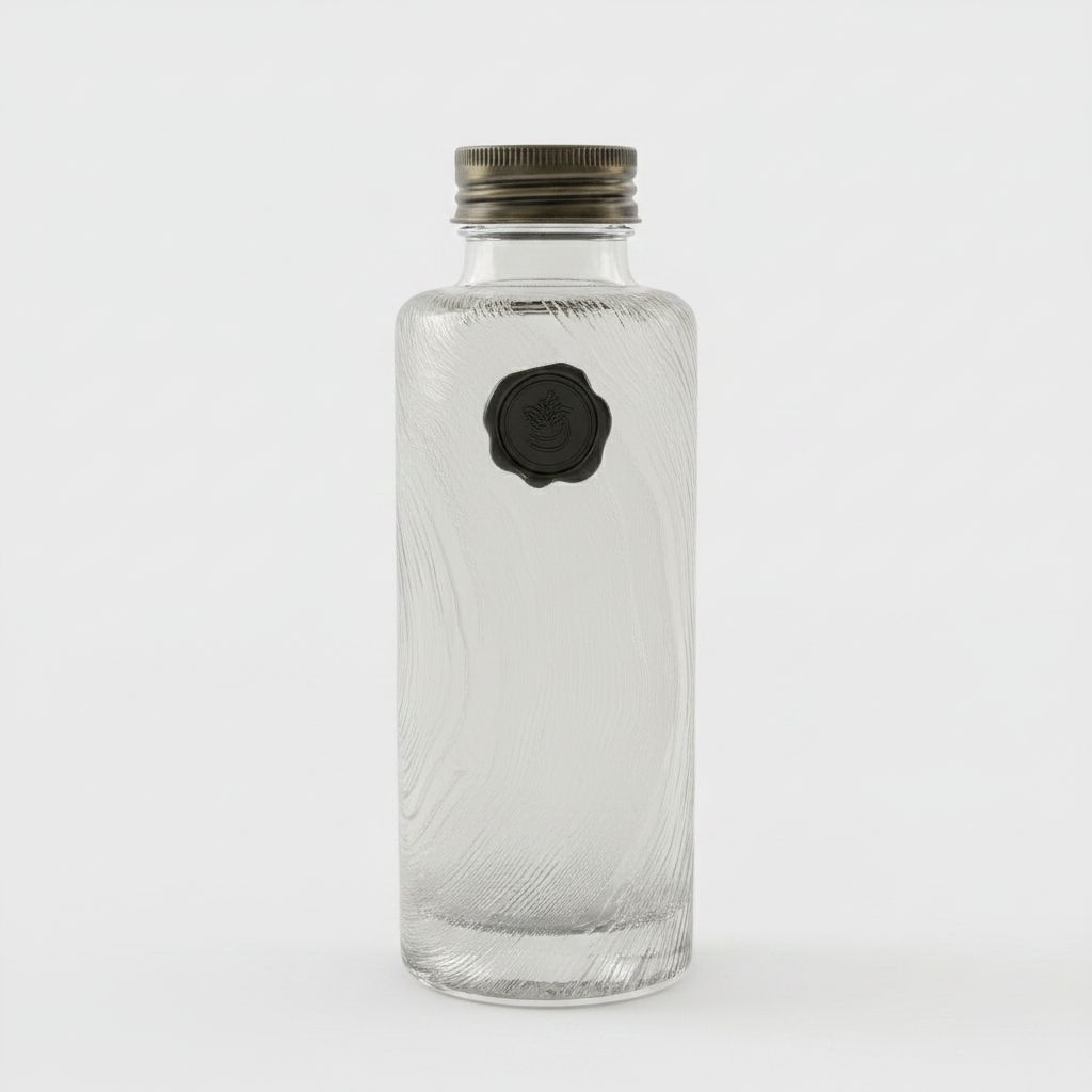 Clear Glass Bottle Model free 3D printable STL