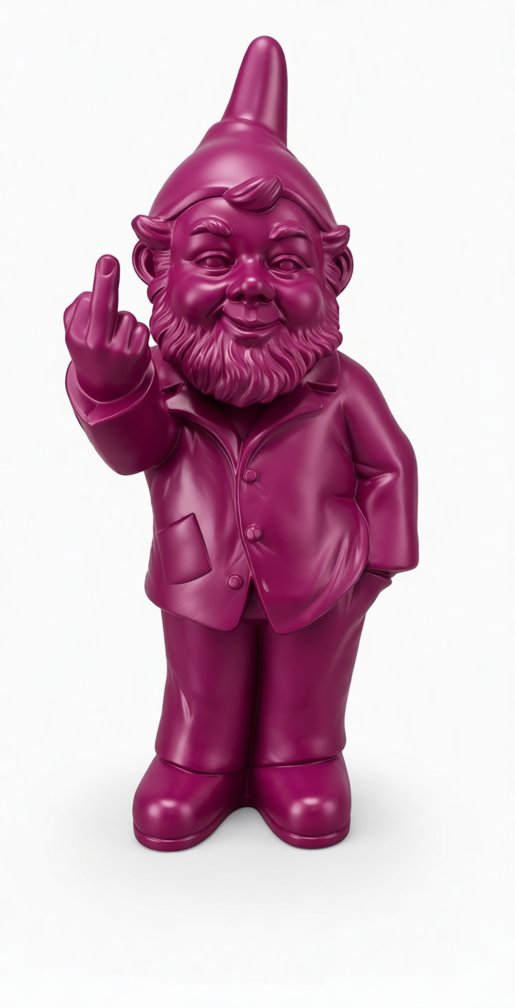 Rude Garden Gnome Figurine free 3D printable STL