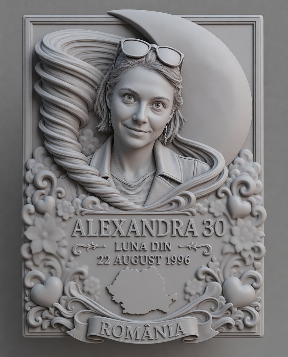 Alexandra Memorial Plaque free 3D printable STL