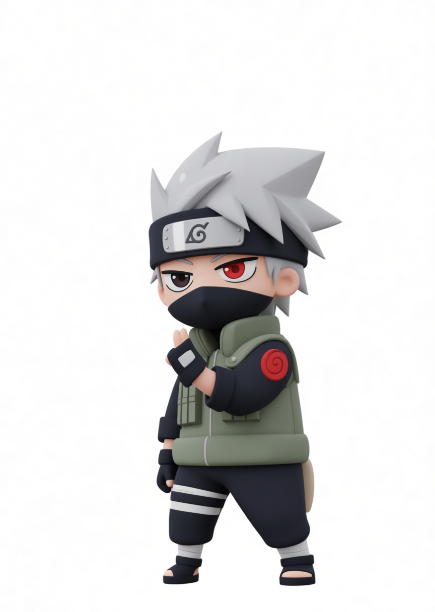 Kakashi Hatake Figurine free 3D printable STL