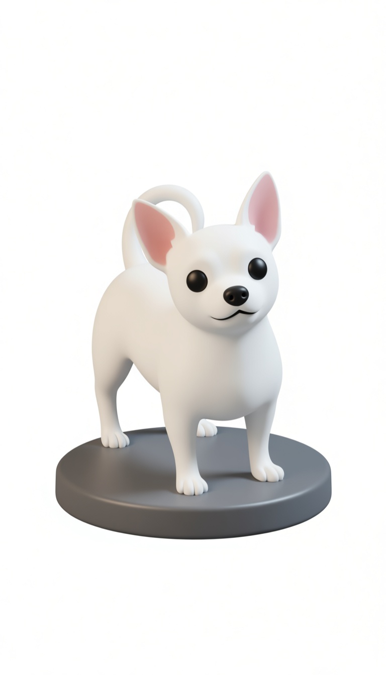 Chihuahua Dog Figurine free 3D printable STL