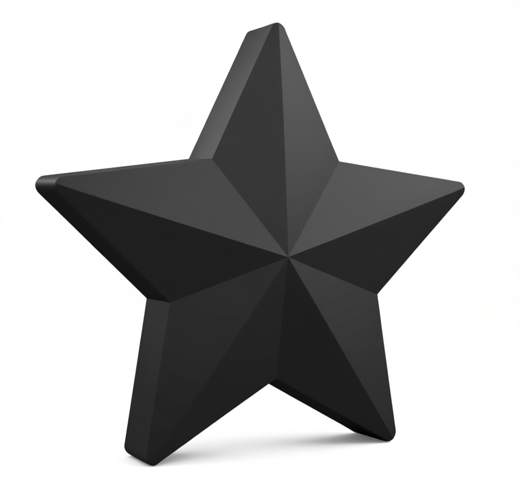 Geometric Star Sculpture free 3D printable STL