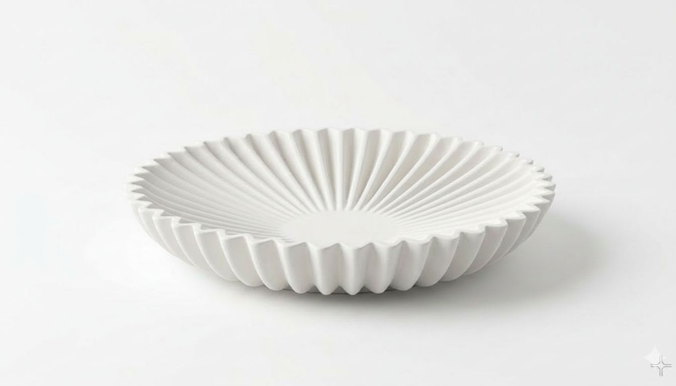 Fluted Bowl Sculpture free 3D printable STL
