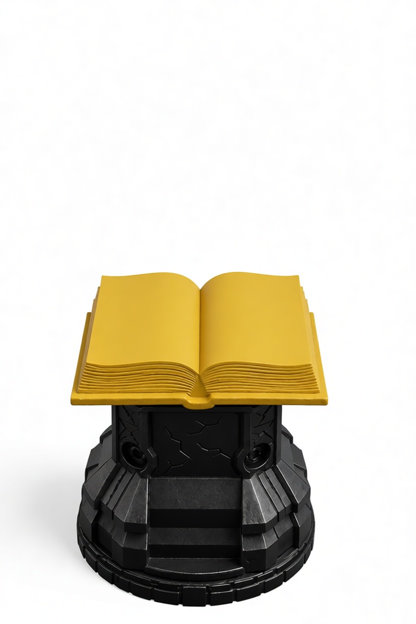 Arcane Spellbook Pedestal free 3D printable STL