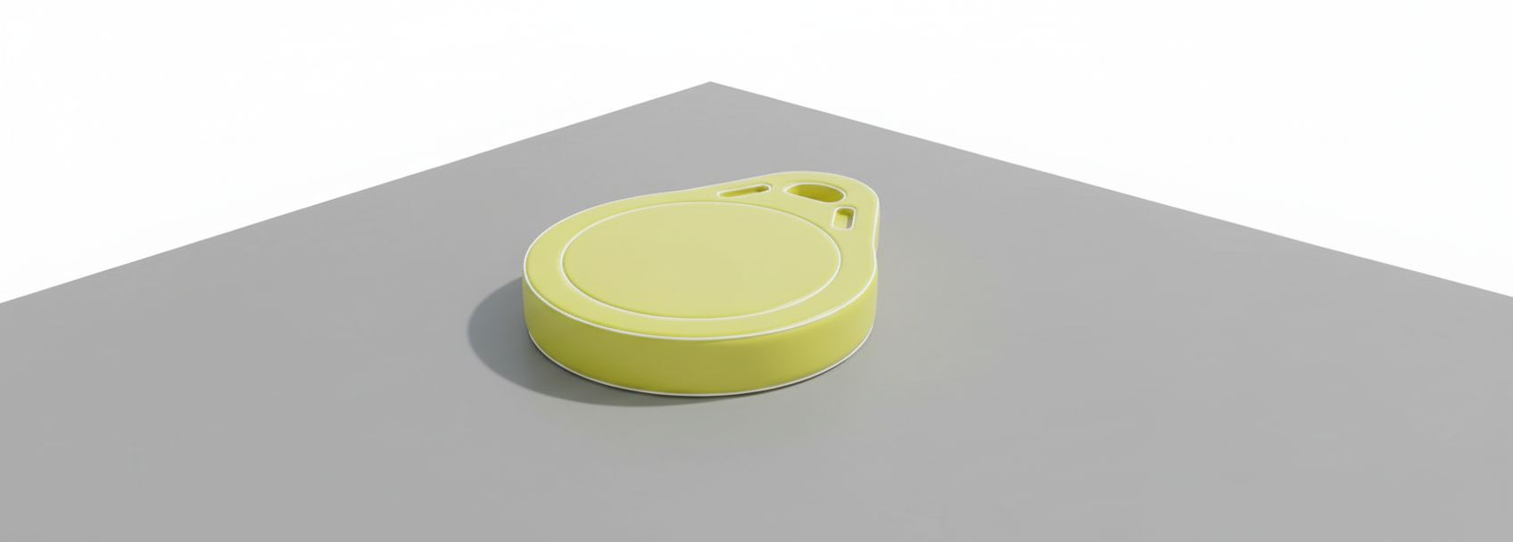 Yellow Round Container free 3D printable STL