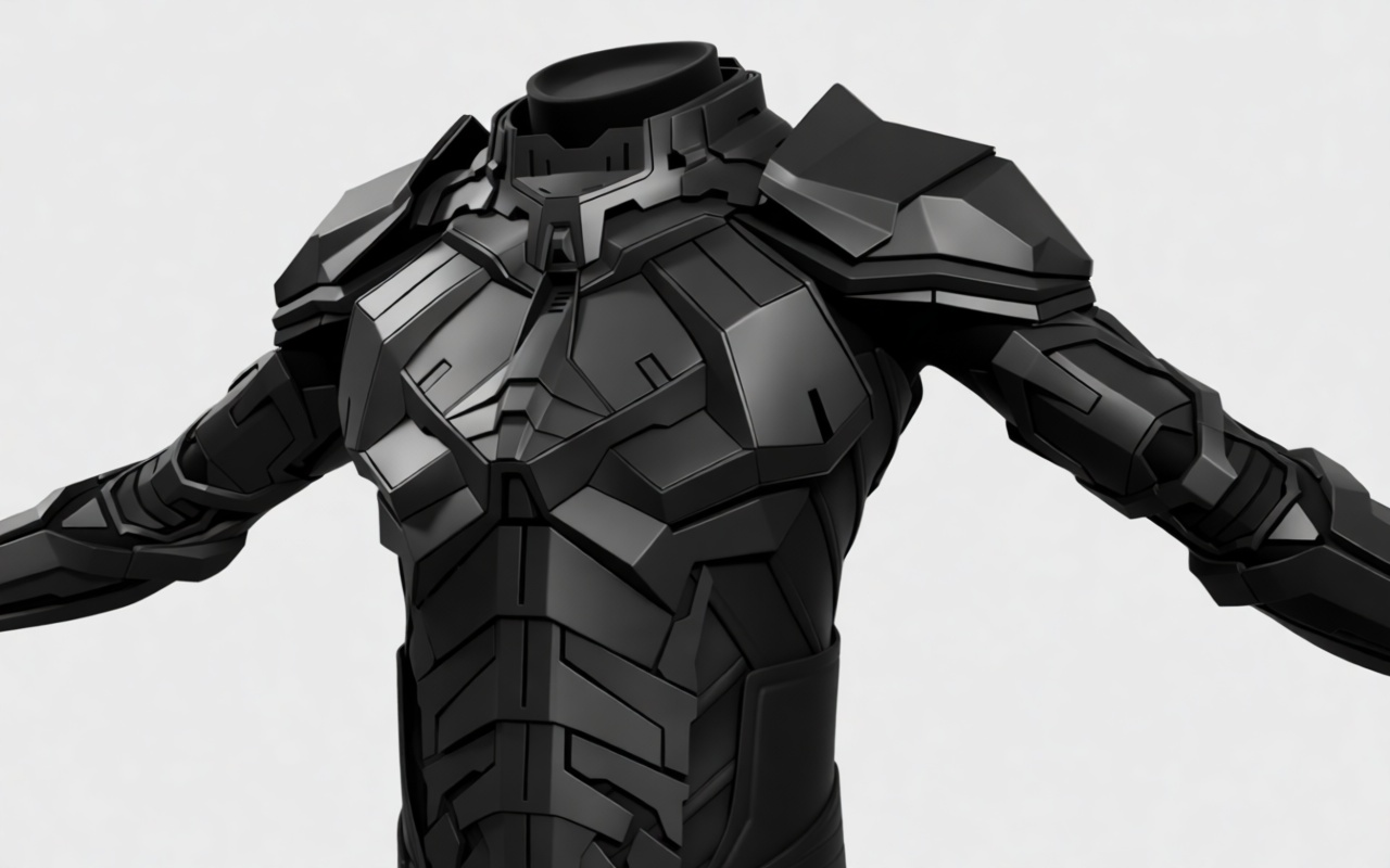 Black Panther Armor Model free 3D printable STL