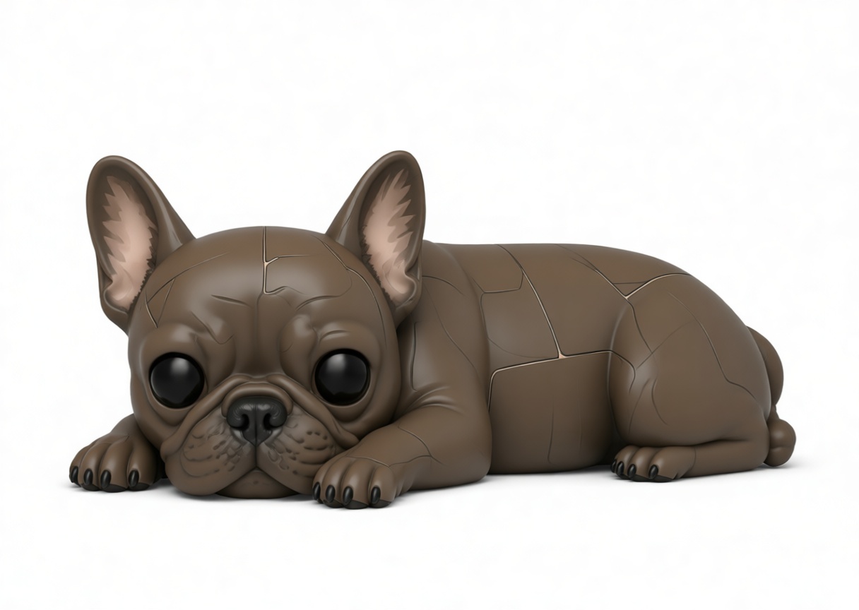 French Bulldog Figurine free 3D printable STL