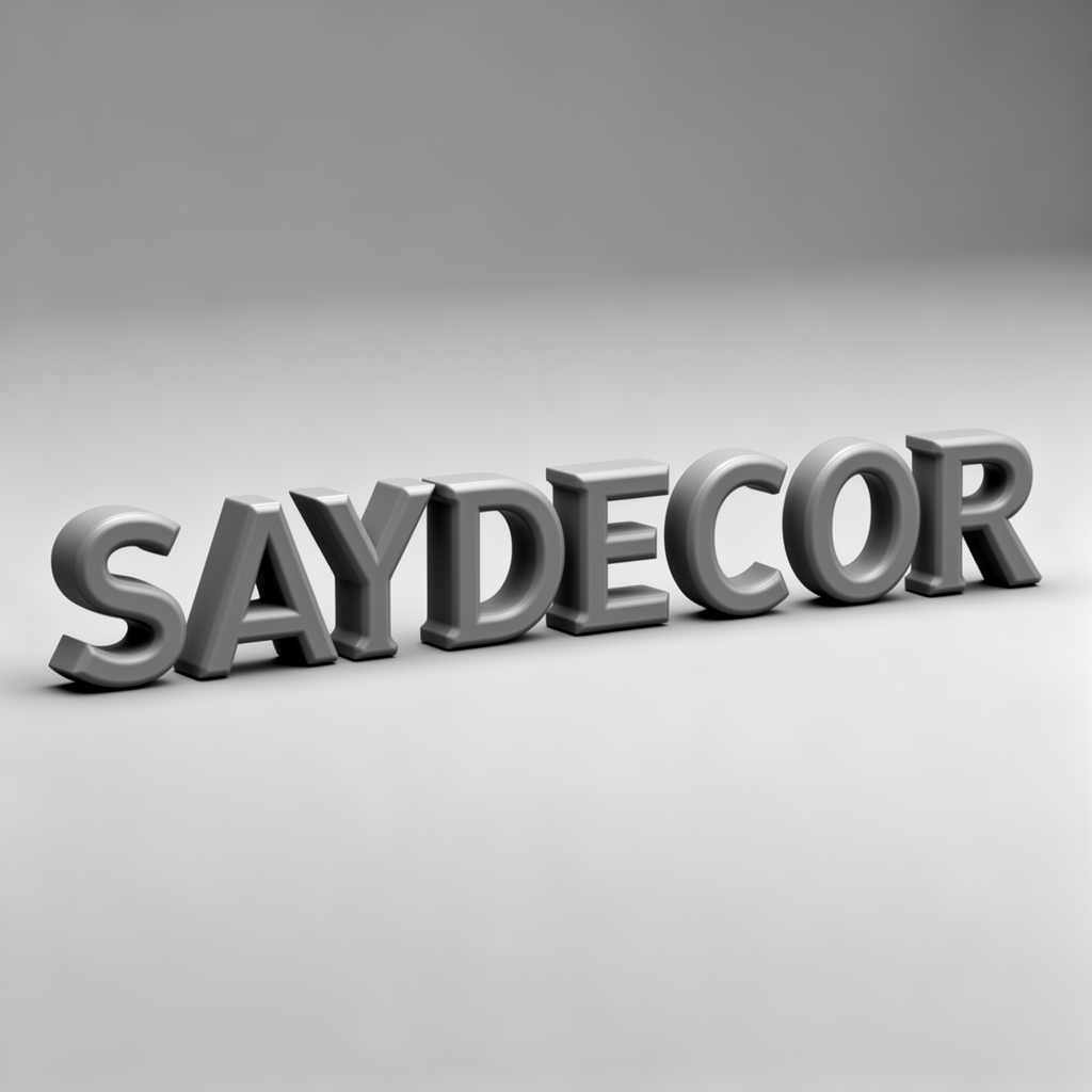 Decorative Letter Set free 3D printable STL