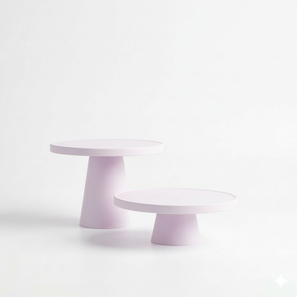 Minimalist Pedestal Cake Stands free 3D printable STL