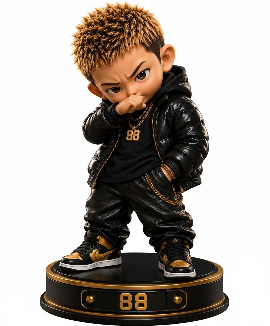 Street Style Kid Figurine free 3D printable STL