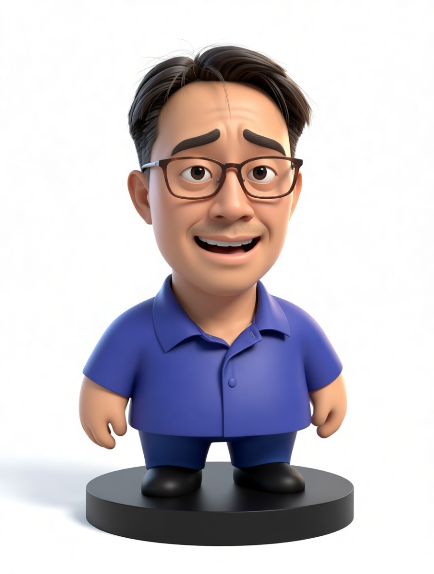 Middle-Aged Man Figurine free 3D printable STL