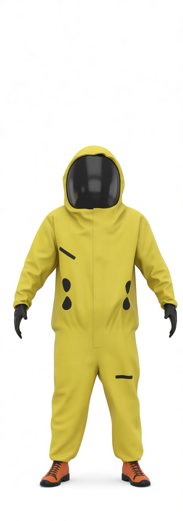 Yellow Hazmat Suit Figurine free 3D printable STL