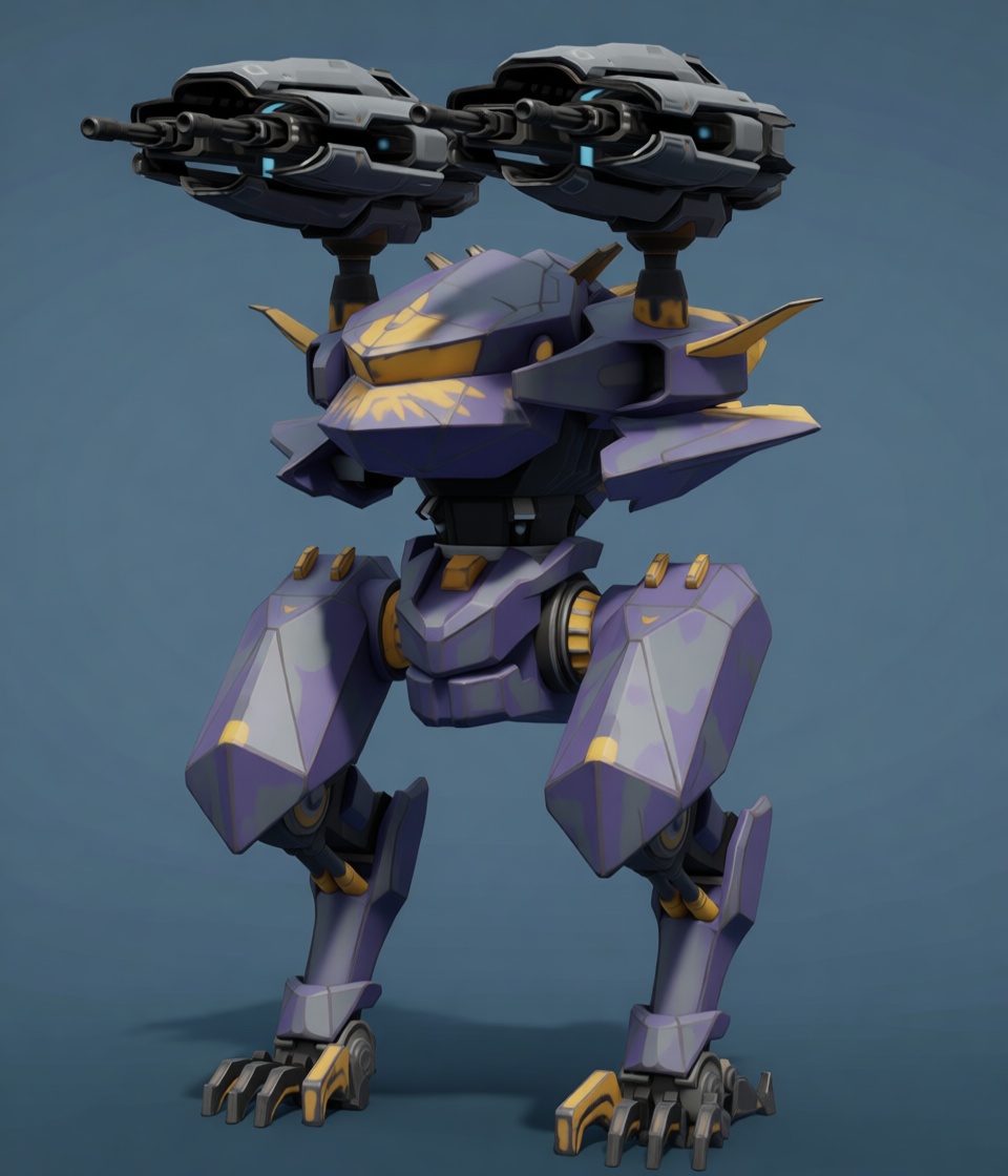 Mechwarrior Heavy Mech Model free 3D printable STL