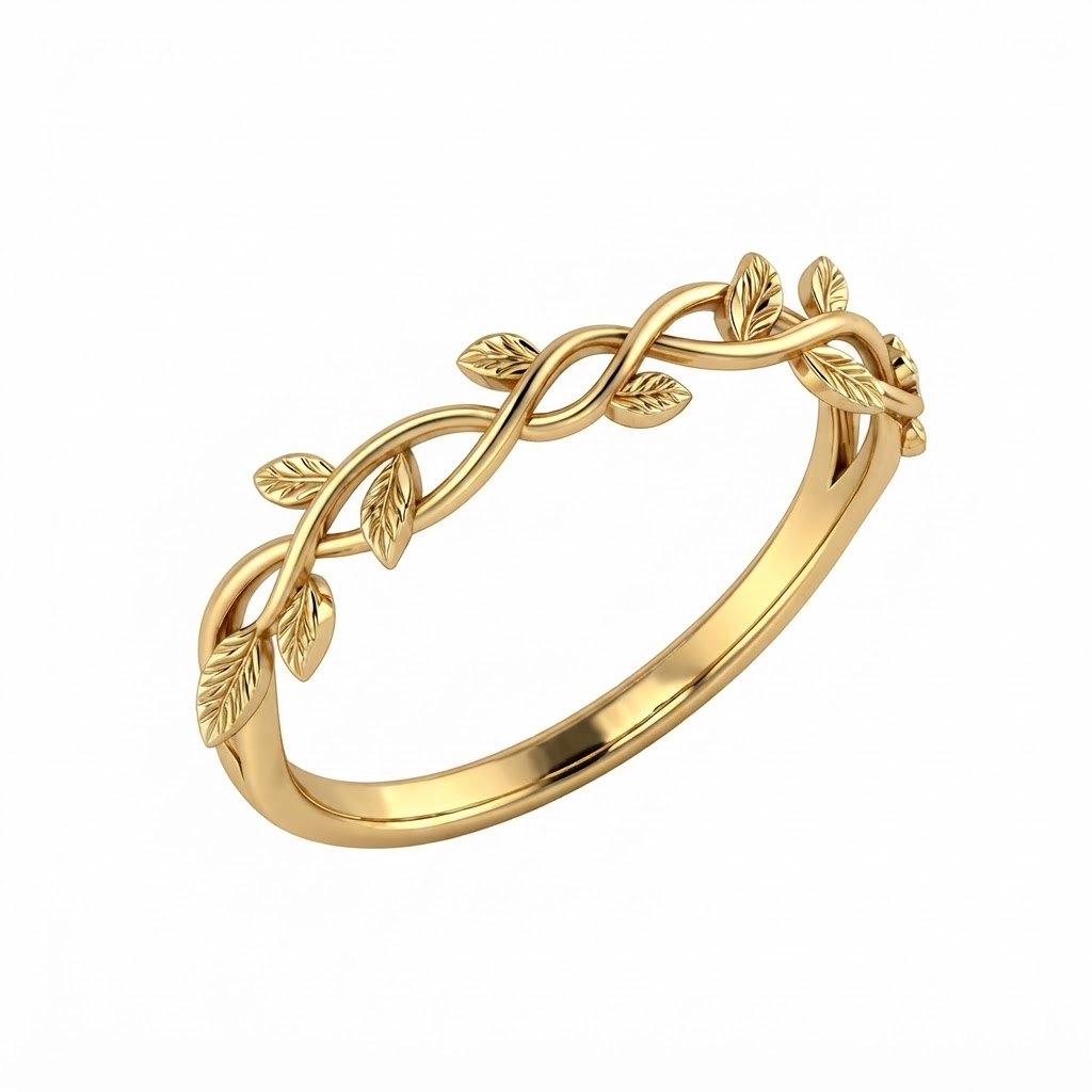 Leaf Vine Ring free 3D printable STL