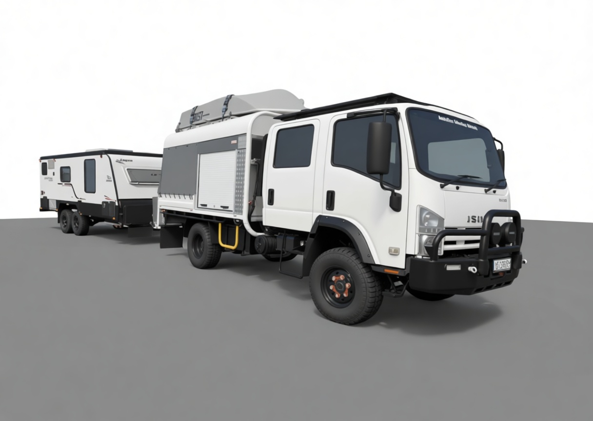 Isuzu NPR Overland Truck free 3D printable STL