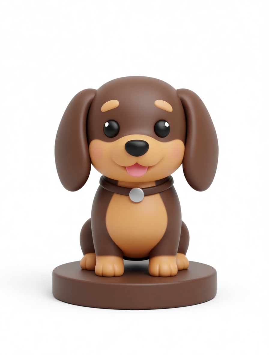 Cute Puppy Figurine free 3D printable STL