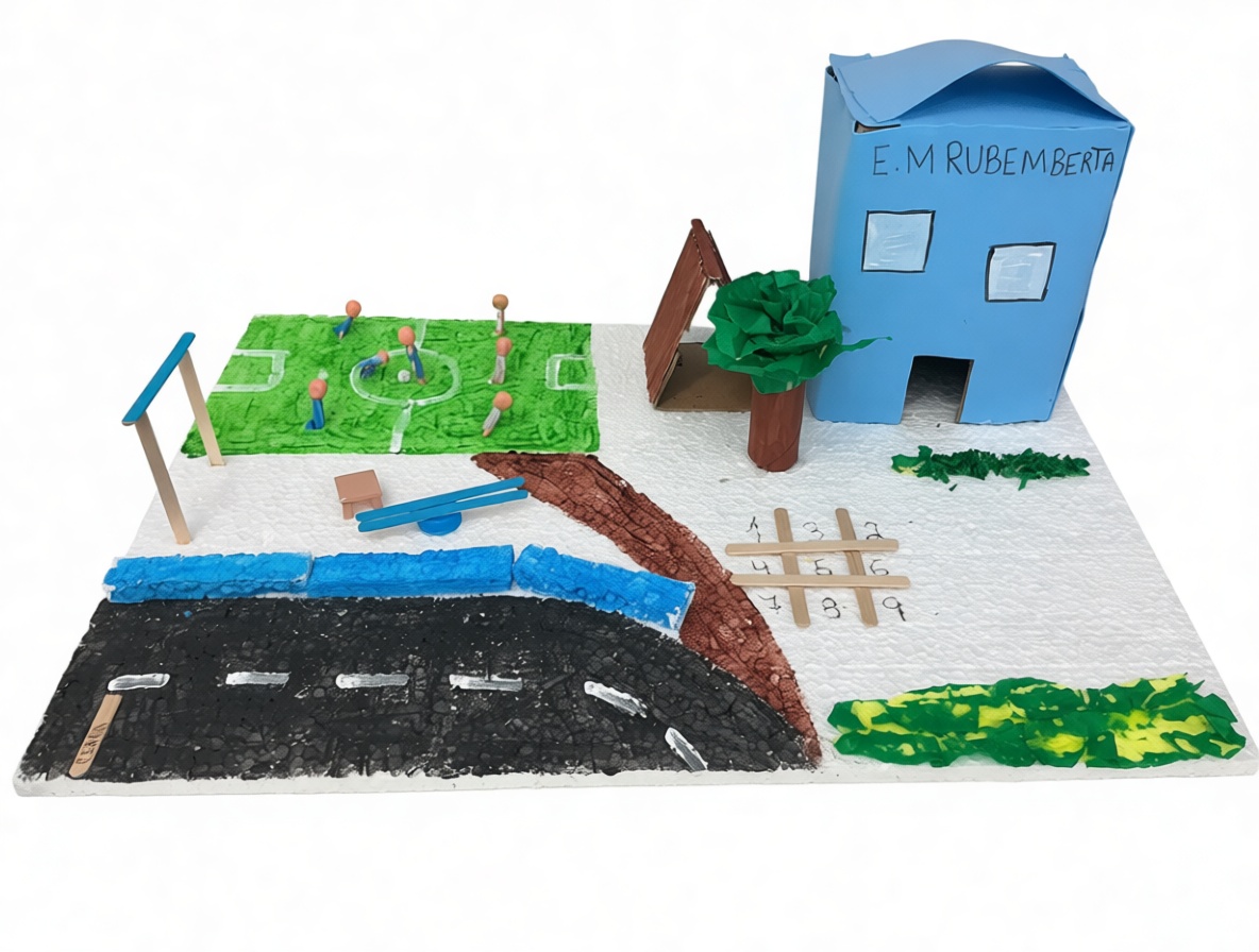 School Playground Diorama free 3D printable STL