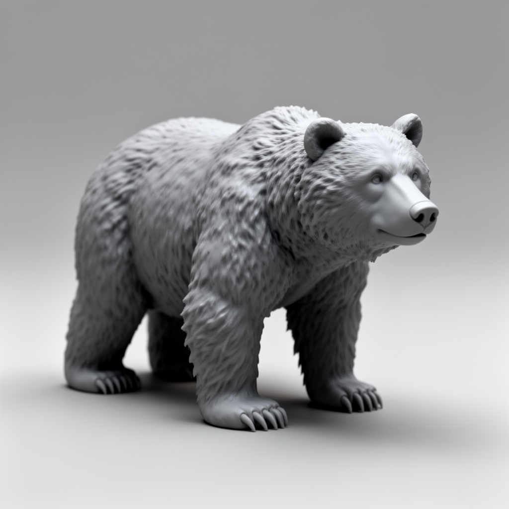 Brown Bear Figurine free 3D printable STL
