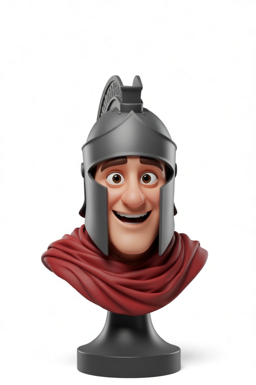 Roman Soldier Bust free 3D printable STL